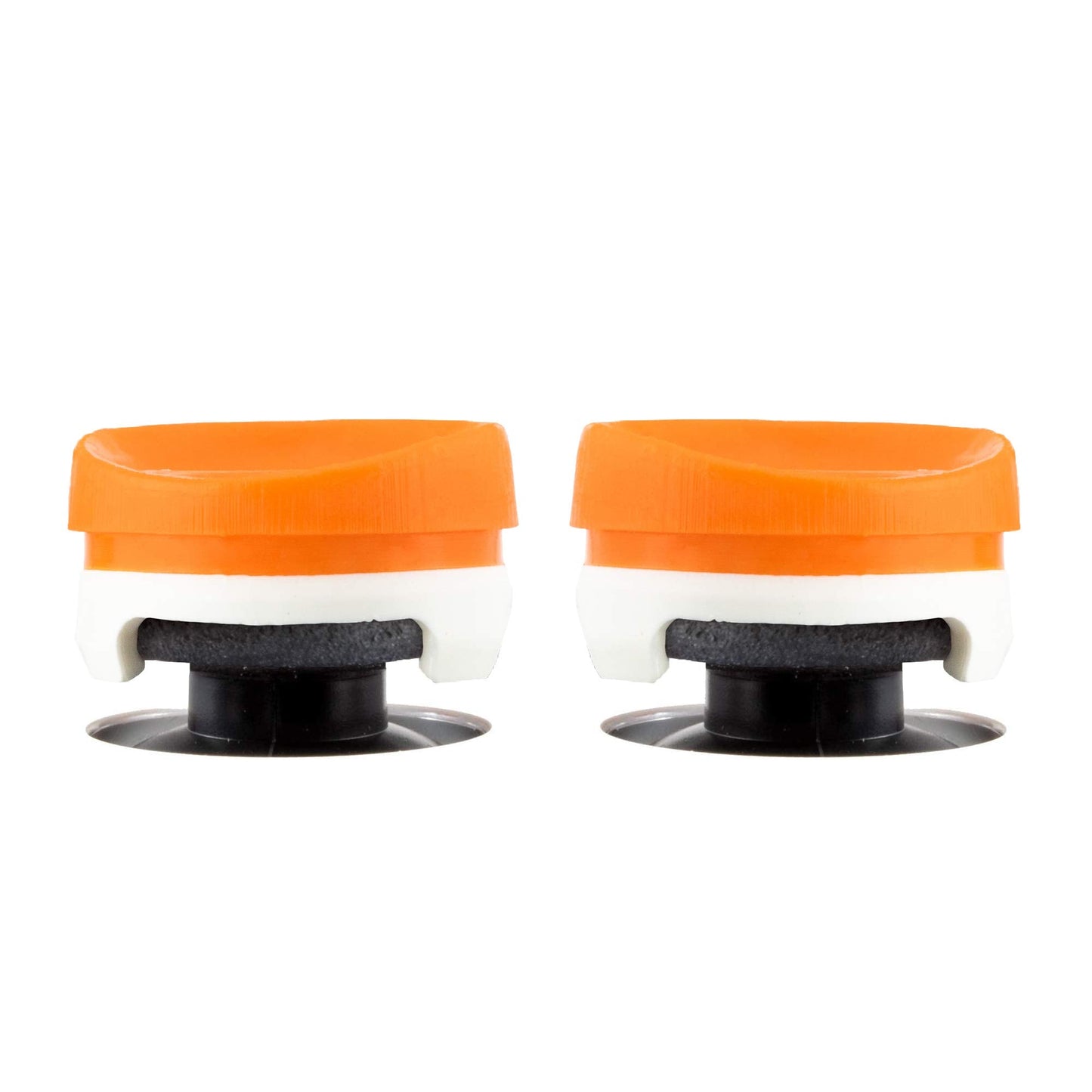KontrolFreek Rush Performance Thumbsticks for Xbox One and Xbox Series X | Performance Thumbsticks | 2 Mid-Rise, Concave | Orange/White