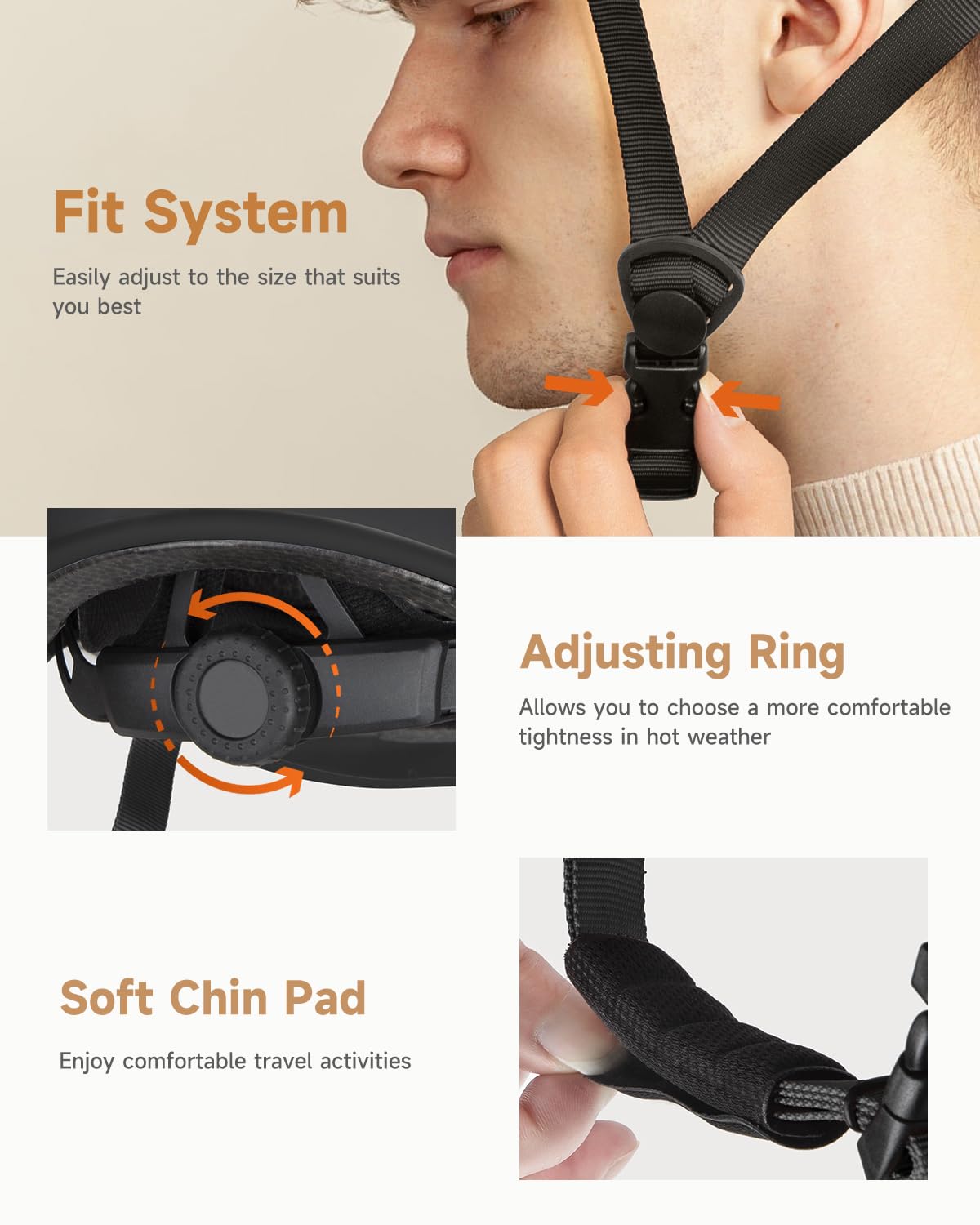 Findway Pro Bike Helmet for Adults,Adjustable Cycling Helmet for Men & Women [Safety Certified] Bicycle Helmet for Commuting, Road Biking, Skating with Adjustable Dial