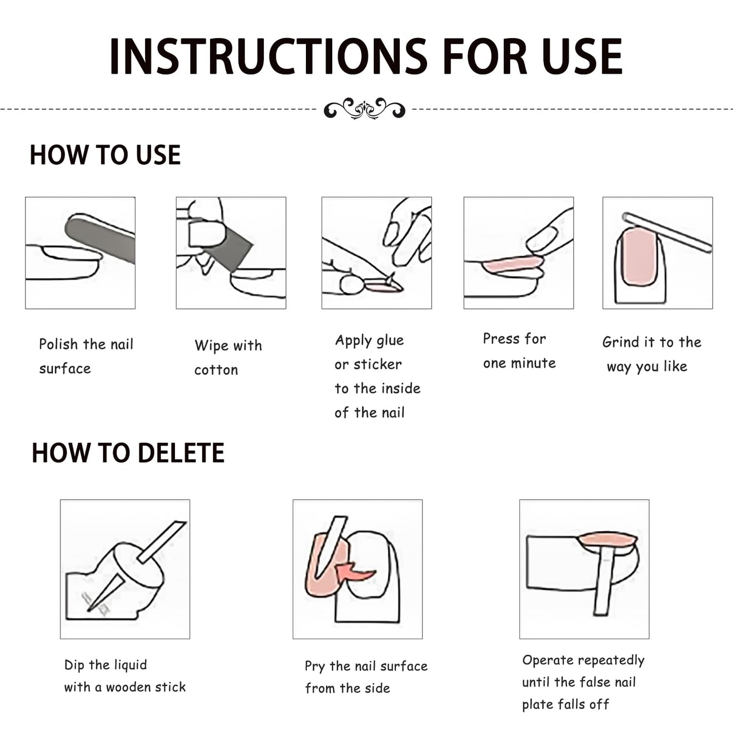 24 Pcs Black Nails Halloween Press on Nails Medium Length Fake Nails Almond RIICFDD False Nails with Red Rose and Skull Pattern Design Full Cover Horror Stick on Nails for Women and Girls