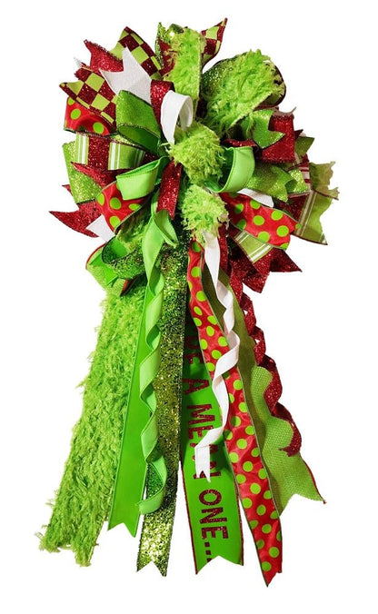 Ex=pressions Polka Dot Christmas Ribbon: Red and Lime Green 1.5" X 10 Yards : RG15873Y