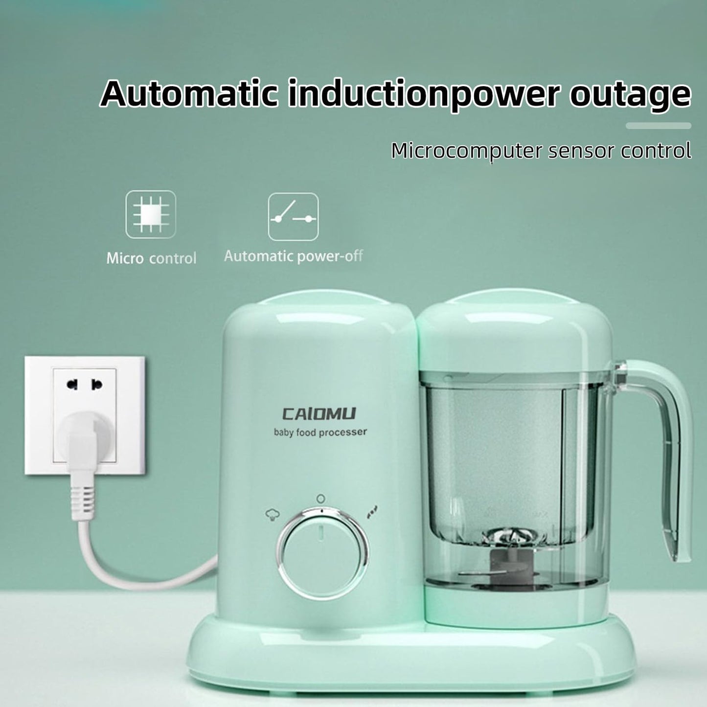 Kobuer 4 in 1 Baby Food Maker, Multifunction Baby Food Processor and Steamer, Puree Blender, Multifunctional Baby Puree Maker, Mini Food Grinder Cooking