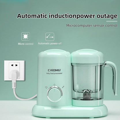 Kobuer 4 in 1 Baby Food Maker, Multifunction Baby Food Processor and Steamer, Puree Blender, Multifunctional Baby Puree Maker, Mini Food Grinder Cooking