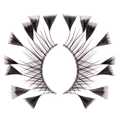 Dorisue Halloween eyelashes Yzma Eyelashes Dsiney Spider eyelashes Firework Feather eyelashes Custom Cosplay Dramatic Extra Long lashes for PartyZ