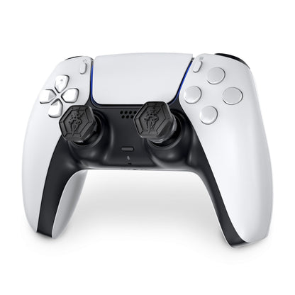 KontrolFreek Call of Duty: Modern Warfare III Performance Thumbsticks for PlayStation 4 (PS4) and PlayStation 5 (PS5) | 1 High-Rise, 1 Mid-Rise | Black/Clear