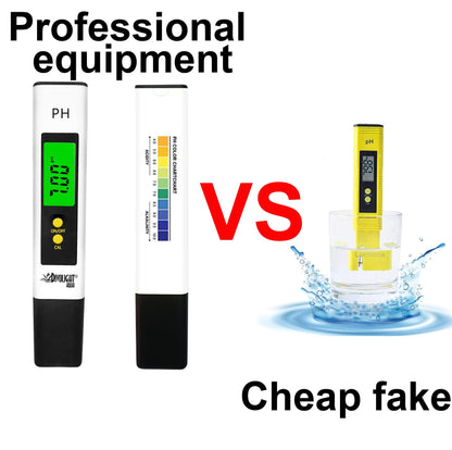 Divolight Digital PH Meter - High Accuracy Digital Water Quality Tester with 0-14 PH Measurement Range for Household Drinking, Pool and Aquarium with ATC