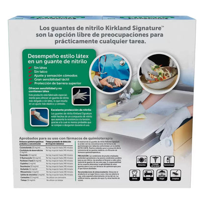 Kirkland Signature Nitrile Gloves, Box of 200, Medium for Health Care, Food Service, Home other uses....
