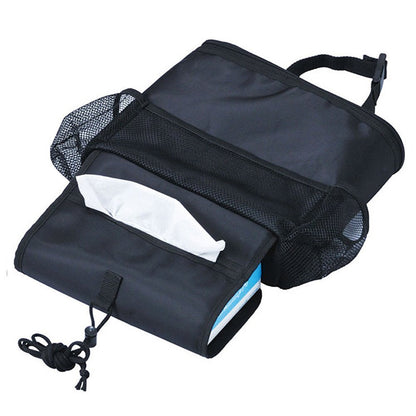 KAFEEK Car Seat Organizer/Auto Seat Back Organizer/Multi-Pocket Travel Insulated Drinks Holder Cooler/Storage Bag Cool Wrap Bottle Bag with Mesh Pockets(Heat-Preservation)