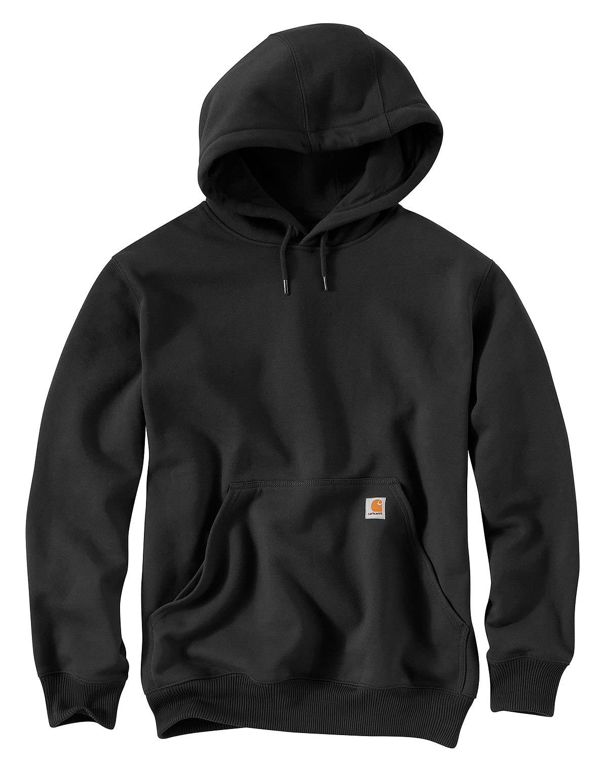 Carhartt mens Rain Defender Paxton Heavyweight Hooded Sweatshirt (Big & Tall) novelty hoodies, Black, 4X-Large US