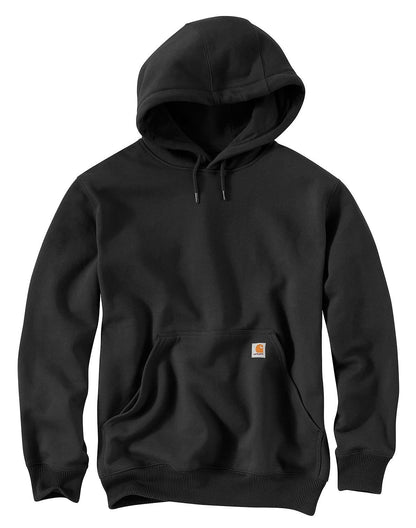 Carhartt mens Rain Defender Paxton Heavyweight Hooded Sweatshirt (Big & Tall) novelty hoodies, Black, 4X-Large US