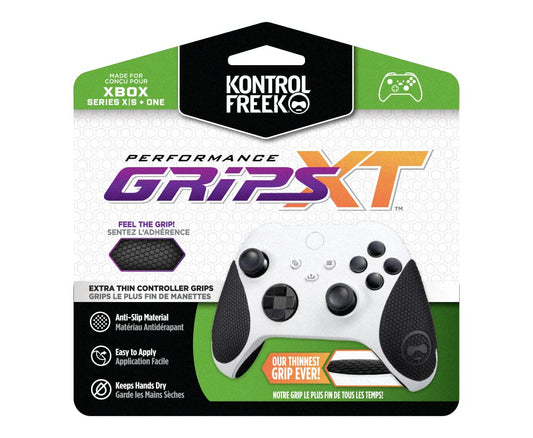 KontrolFreek Performance Extra-Thin (XT) Grips for Xbox One and Xbox Series X | Black (Extra-Thin (XT))