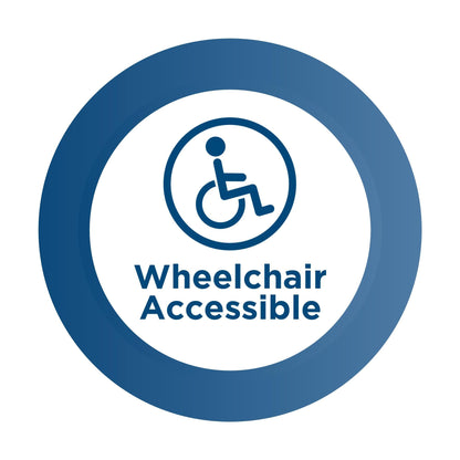 Cosco XL 38.5" Resin Fold-in-Half Card Table, Black, Wheelchair Accessible, Lightweight, Pinch-Free Locking System