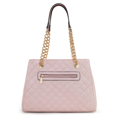 Montana West Tote Bag for Women Top Handle Shoulder Handbag Medium Satchel Purse with Chain Strap Hobo Christmas Gift MWC-040PK