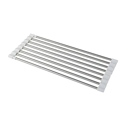 LEC KK00101 Antibacterial Collapsible Sink Draining Slide Rack (Extendable Type), Width 15.7-23.6 inches (40-60 cm)