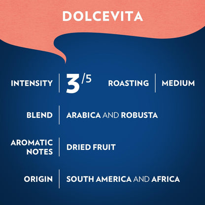 Lavazza Dolcevita Classico Ground Coffee 12oz Bag, Medium Roast, Rich and Full-bodied, Intensity 3/5, Arabica and Robusta, Ideal for Drip Brewers (Pack of 1) - Package May Vary