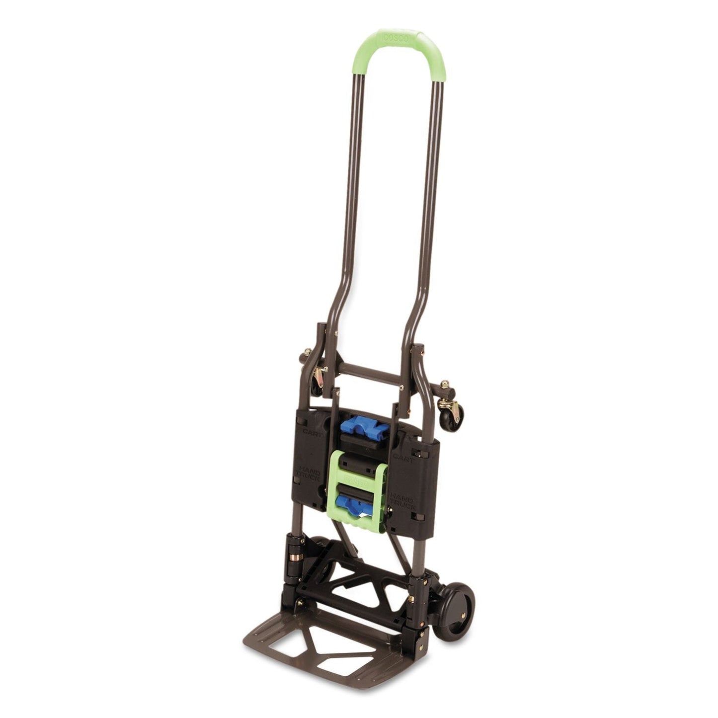 COSCO Shifter Multi-Position Folding Hand Truck and Cart, 300 lb. Weight Capacity, Green, 12222PBG1E