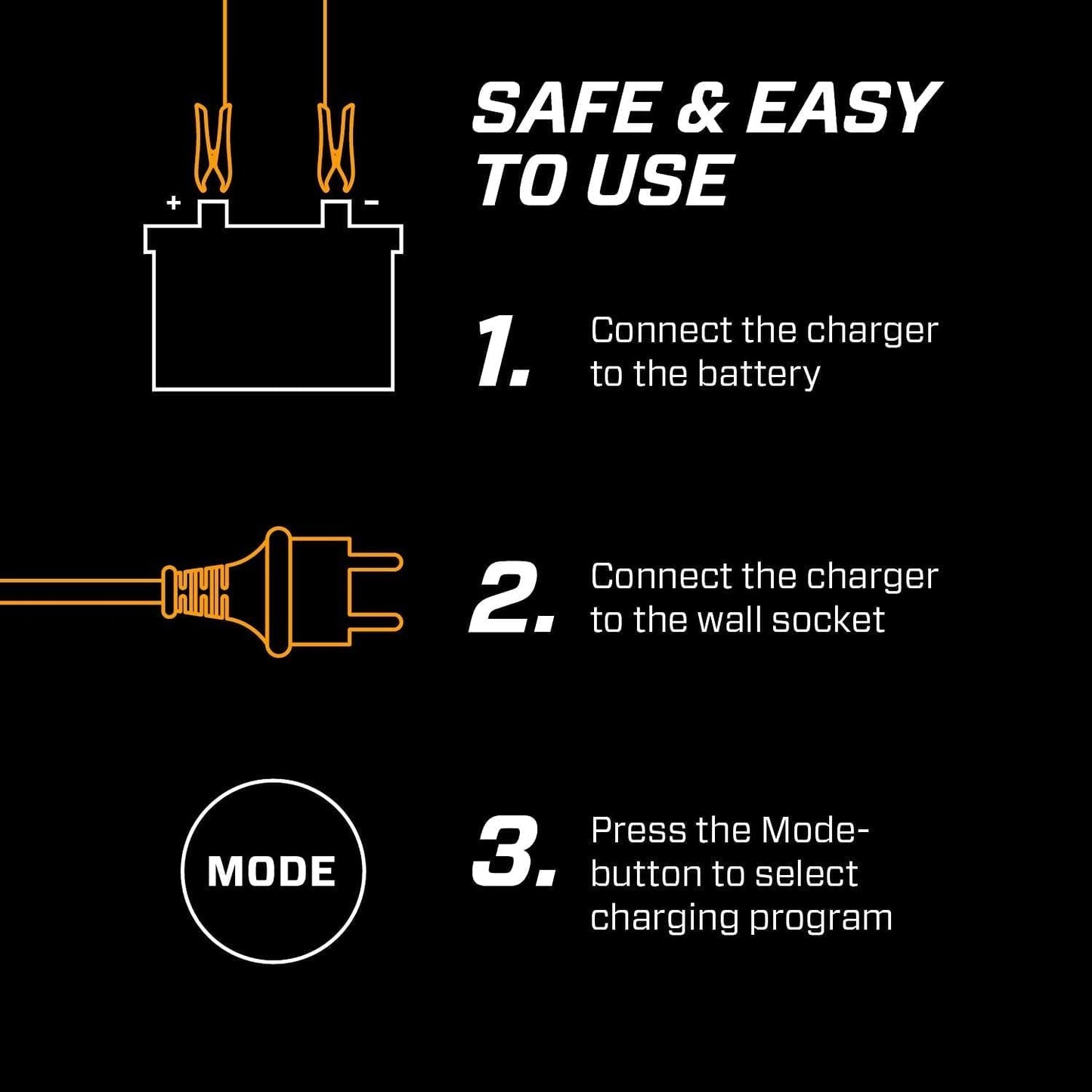 CTEK 4.3 TEST & CHARGE, 12 Volt Fully Automatic Charger with Unique Battery and Alternator Testing, Ideal for Long Term Storage