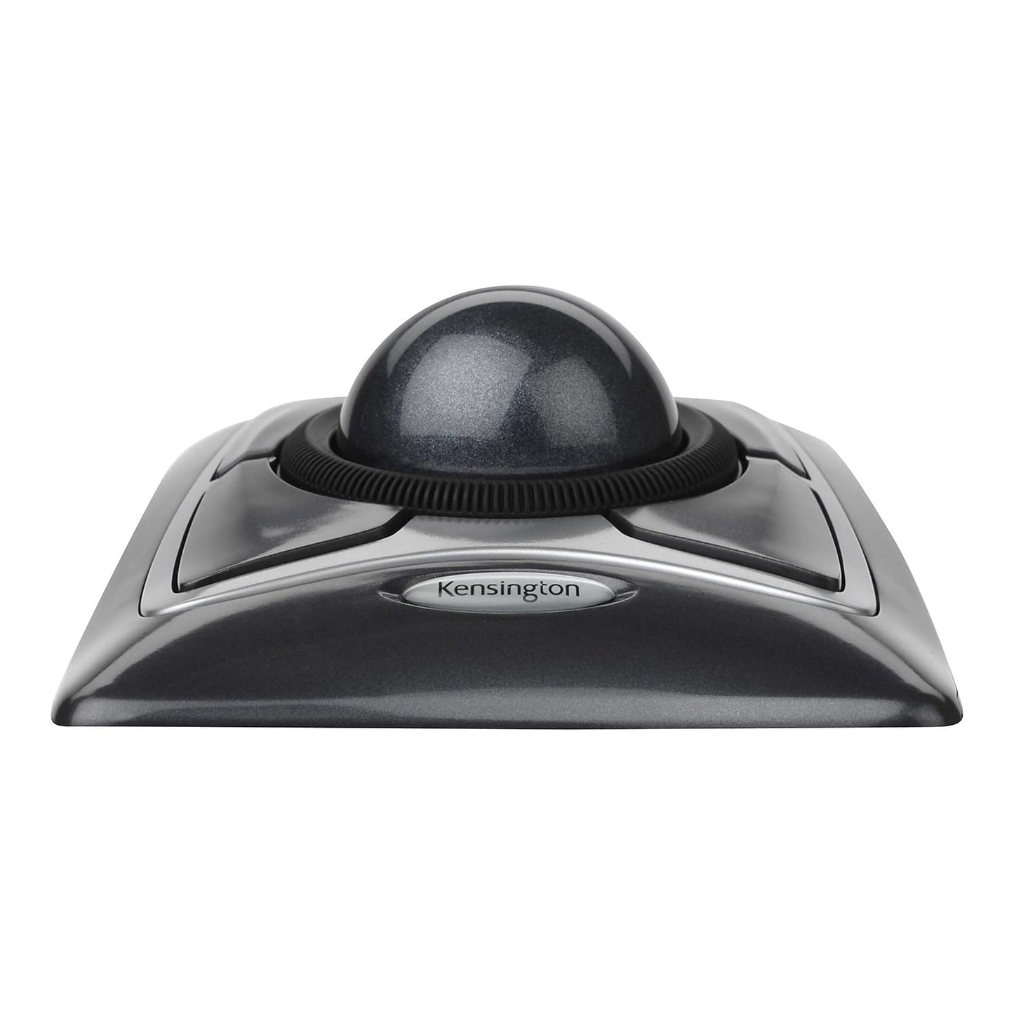 Kensington Expert Trackball Mouse (K64325), Black Silver, 5"W x 5-3/4"D x 2-1/2"H