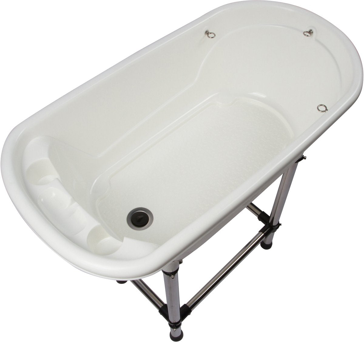 Flying Pig™ Pet Dog Cat Portable Bath Tub (White, 37.5"x19.5"x35.5")