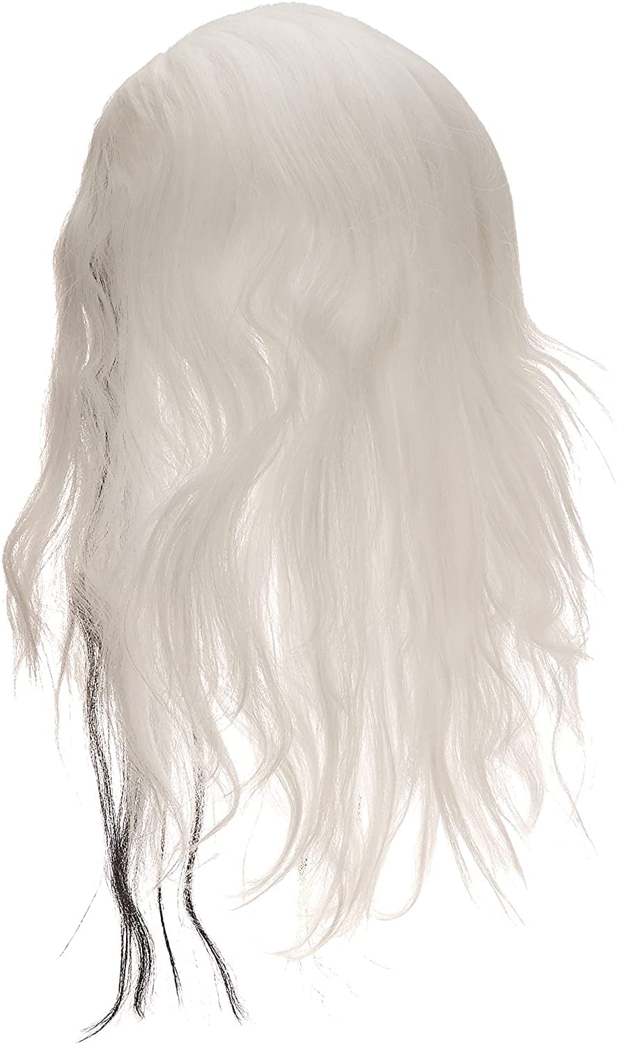 Forum Novelties Adult Black Streaked Phantom Wig, White, One Size