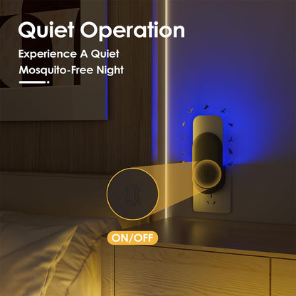 Flying Insect Trap, 2 in 1 Indoor Plug-in Fruit Fly Trap, 1 Trap Black and 6Glue Cards, Fruit Fly Traps for Gnat, Moth, Mosquito, Suitable for Every Part of The Home