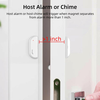 CPVAN Home Alarm System with PIR Motion Sensor, WiFi Wireless DIY Smart Door/Window Alarm for Home Security with Phone APP Alert 9 Pieces-Kit (Indoor PIR Alarm Host, 6 Door Sensors, 2 Remotes)