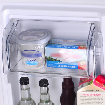 Kenmore 33 in. 20.5 cu. ft. Capacity Refrigerator/Freezer with Full-Width Adjustable Glass Shelving, Humidity Control Crispers, ENERGY STAR Certified, Black