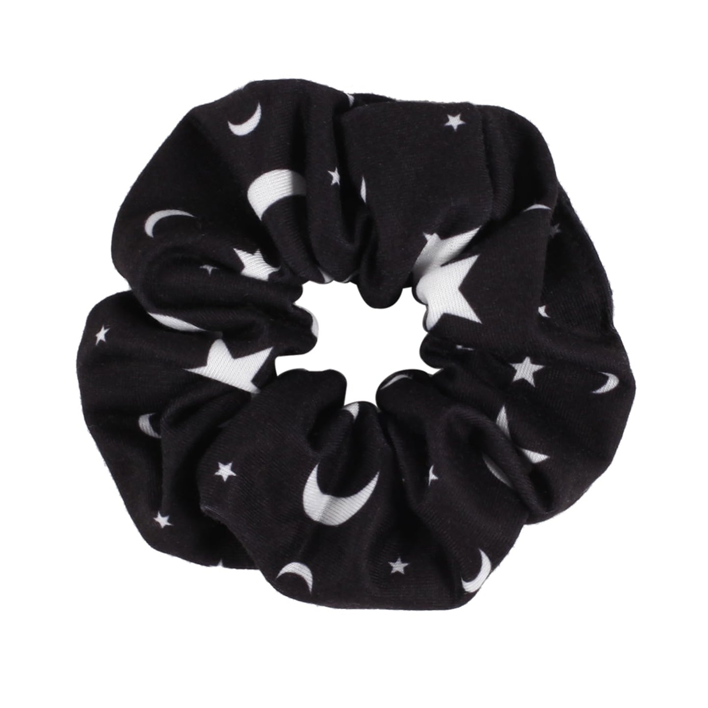 Halloween Hair Scrunchies BOO Spooky Pumpkin Fall Scrunchies Skull Ghosts Bat Star Moon Candy Spider Web Skeleton Hair Ties for Women Girls Elastics Scrunchy Halloween Gifts Accessories 12 PCS