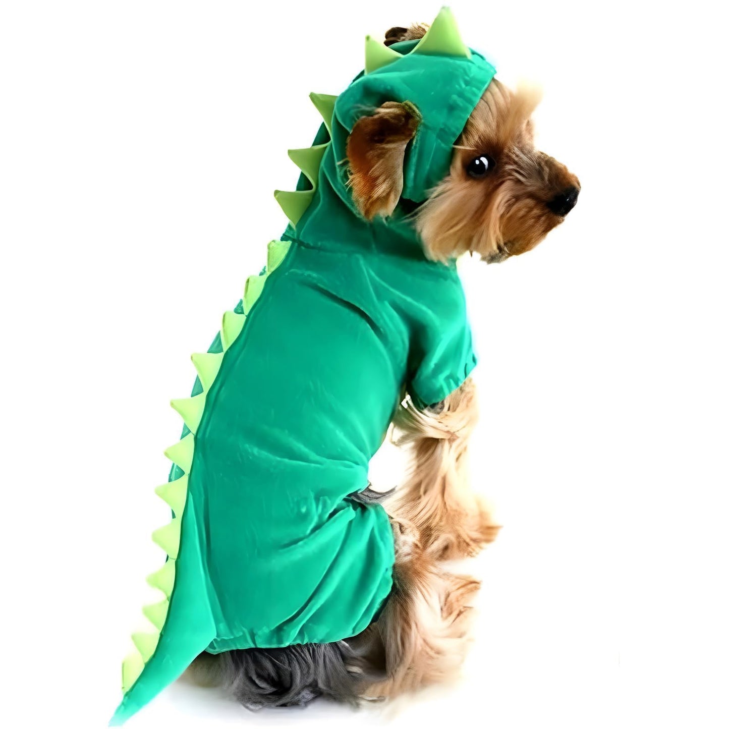 Hotumn Dinosaur Dog Halloween Costume Pet Dino Hoodie for Medium Dogs (X-Large, Green)