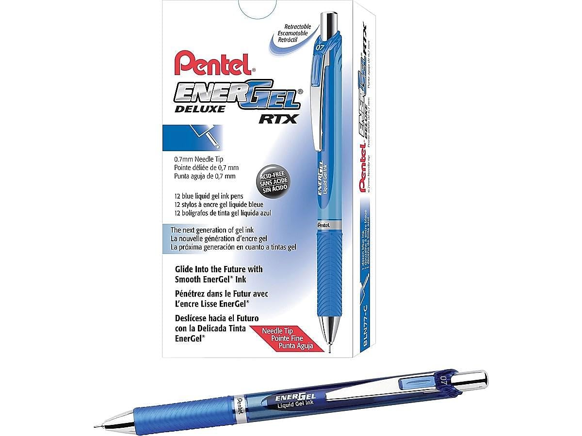 Pentel EnerGel Deluxe RTX Retractable Gel Pens