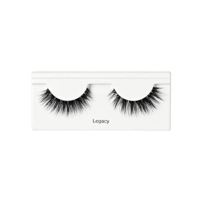 KISS Lash Couture The Muses Collection False Eyelashes, 'Legacy', 12 mm, Handmade, Refined Faux Silk, Contact Lens Friendly, Easy to Apply, Includes 1 Pair Reusable Strip Lashes
