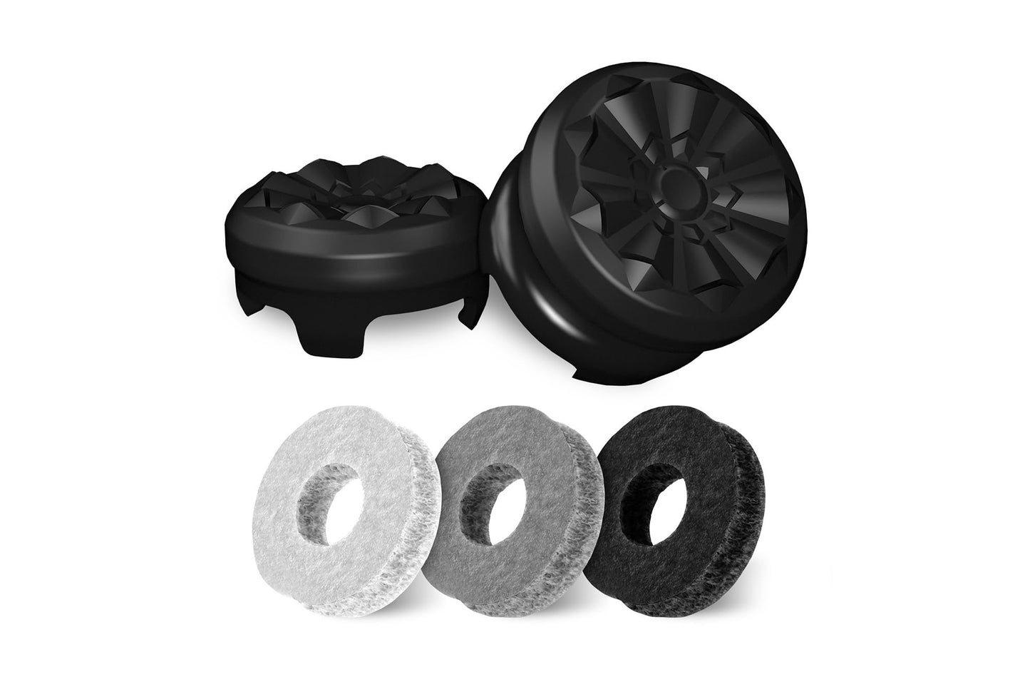 KontrolFreek Aim Boost Kit for Xbox One and Xbox Series X Controller | Includes Performance Thumbsticks and Precision Rings | Black Galaxy Edition