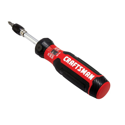 CRAFTSMAN Torque Screwdriver Set with Storage, 1" Phillips, Slotted, Hex, Torx and Square Screwdriving Bits, 29 Piece (CMHT68130)