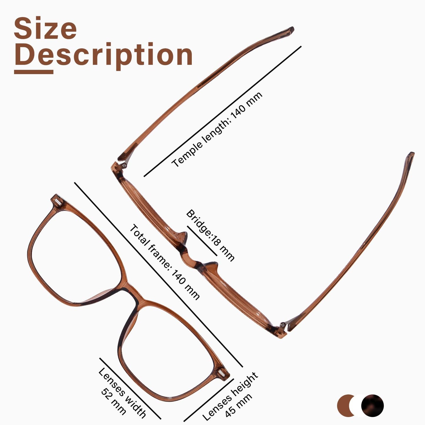 FONHCOO Blue Light Blocking Glasses Women Men TR90 Fashion Frame Computer Blue Light Glasses Anti UV Glare (Upgrade)