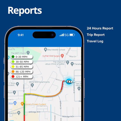 Family1st GPS Tracker Device for Vehicles, Cars, Loved Ones, Up to 30 Day Battery with Waterproof Case Magnetic, Real-Time Tracking with App. Subscription Needed.
