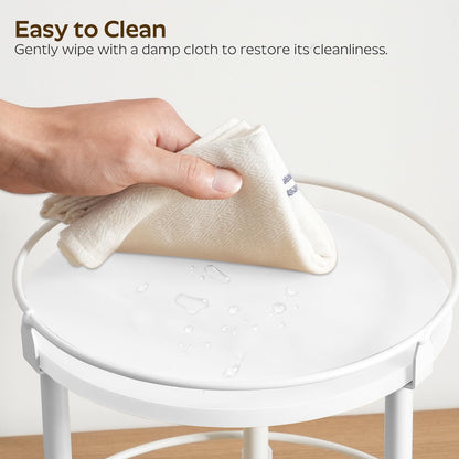 3-Tier Lazy Susan Organizer, Rotating Spice Rack, Spinning Organizer, Industrial Turntable Spice Rack Organizer for Cabinet, Kitchen Countertop, Pantry, Rustic Brown and Black SR23BR