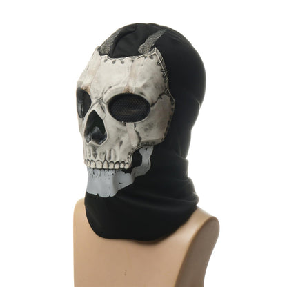 CrosCentury Ghost Mask Call of Duty Full Skull MW2 War Game Cosplay Skeleton Mask for Kid Adults Halloween Costume Masks