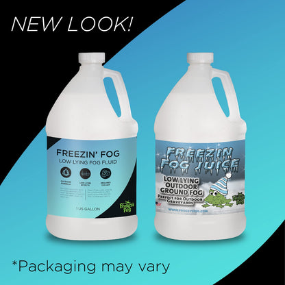 Froggy's Fog Freezin Fog, Low-Lying Ground Fog Fluid for Professional and Home Haunters, Theatrical Effects, and More, Half Gallon