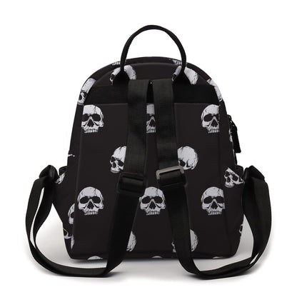 Deanfun Mini Backpack for Women - Waterproof Small Backpack with Skull Print, Multi Pockets Large Capacity Cute and Stylish MNSB-310