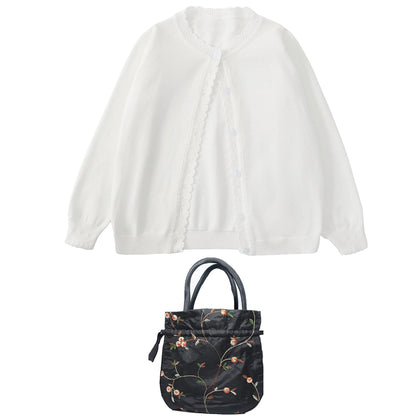 EBYTOP 100 Days of School Costume for Kids 100th Day Halloween Old Lady Costume Dress up Granny Wig Grandma Glasses Cane,1-WH 10-12 Years