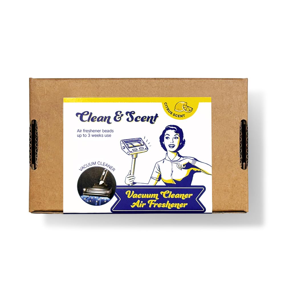 Generic Clean & Scent Vacuum Cleaner Citrus Air Freshener Beads Pack of 5 1.76oz Odor Eliminator for Kitchen, Bathroom, Garage Fresh Dust Bin for Shark, Dyson, Bissell, Dustbuster