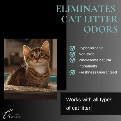 Lapew Sandalwood Rose Carpet Freshener Powder: Powerful Odor Eliminator for Home, Upholstery Deodorizer, Carpet Deodorizer, Pet Urine, Cat Litter Box - Sandalwood Rose Fragrance.