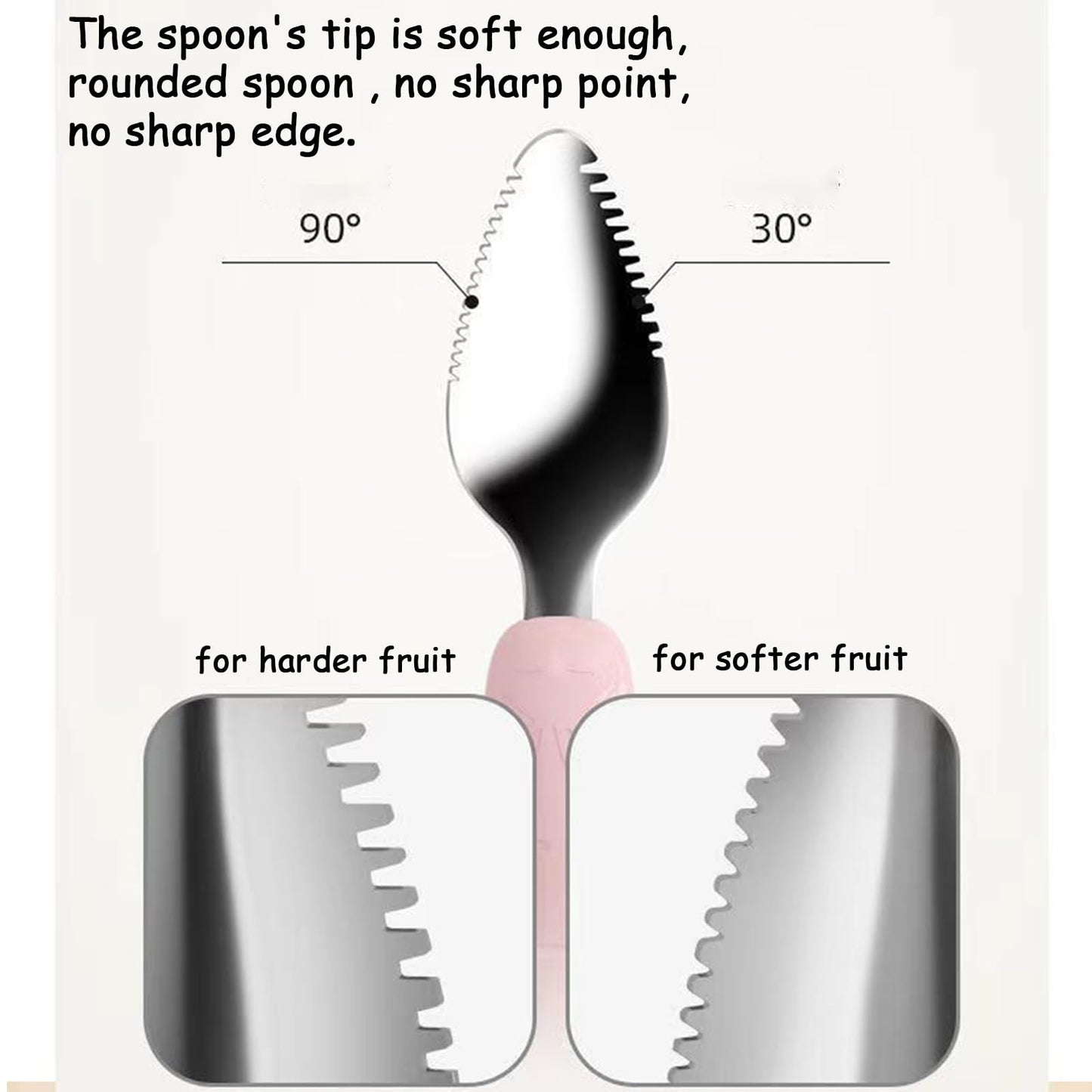 Double Head Baby Silicone Food Spoon (Green) - Fruit Scraping Mud Spoon, Feeding and Training Utensil for Infants, Baby Led Weaning Supplies