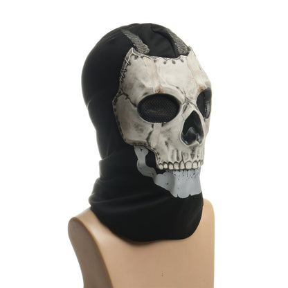 CrosCentury Ghost Mask Call of Duty Full Skull MW2 War Game Cosplay Skeleton Mask for Kid Adults Halloween Costume Masks