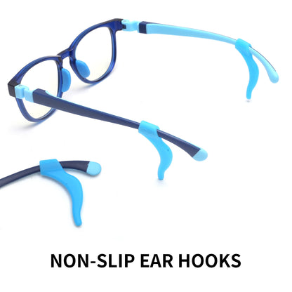 JM Kids Blue Light Glasses, Computer Gaming Grasses for Girls Boys Age 3-10, Anti Blue Ray TR90 Eyeglasses