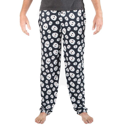 FRIDAY THE 13TH Jason Mask AOP Sleep Pajama Pants-M