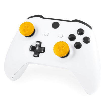 KontrolFreek Borderlands® 3 Claptrap Performance Thumbsticks for Xbox One and Xbox Series X | 2 Mid-Rise Convex Thumbsticks | Yellow