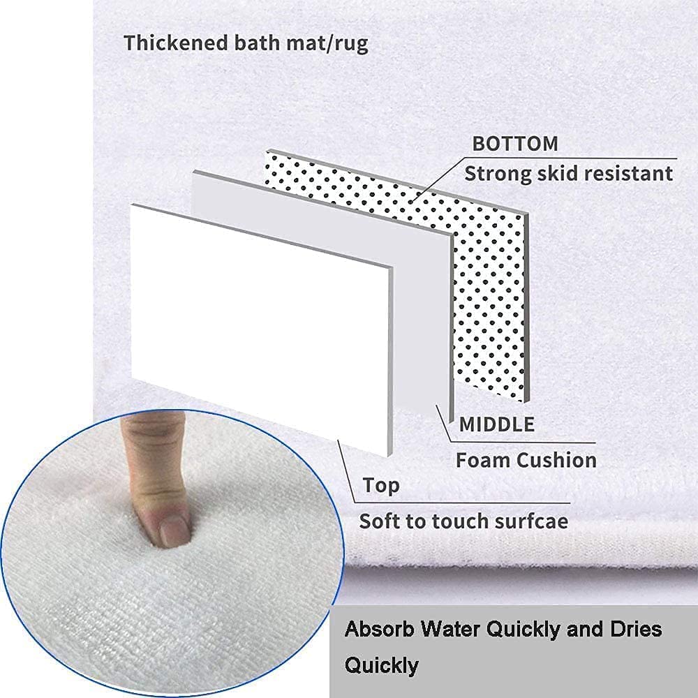 DDS-DUDES 4Pcs Christmas Shower Curtain Sets Kids Bathroom Halloween Decor with 12 Curtain Hooks for Bathroom, Waterproof 71 x 71 inch (D14)