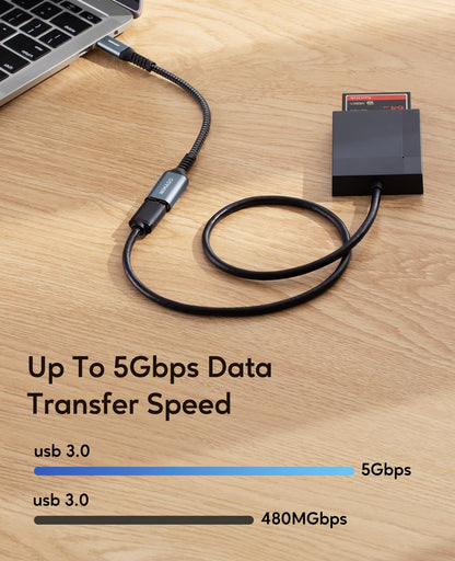 USB C to USB 3.0 Adapter [2 pack],NIMASO USB-C to USB,Thunderbolt 3 to USB Adapter OTG Cable for Macbook Pro/Air 2020/2018,iPad Pro 2020,Galaxy S20 S20+,Google Pixel and More