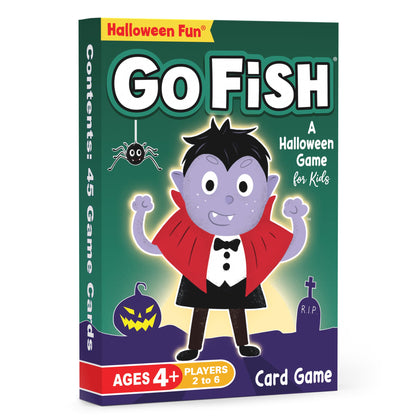 Halloween Fun Go Fish, a Family Game for Kids Ages 4 and Up - Play Go Fish, Old Maid and Slap Jack Using The Same Deck