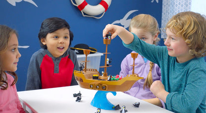 Don’t Rock the Boat Board Game - Kids Games, Family Games for Kids and Adults, Board Games for Family Night, Multi-Player Board Games, Builds Hand & Eye Coordination, Balancing Toy, Ages 5+